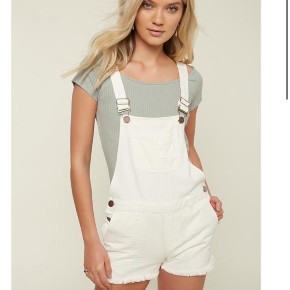 O’NEILL White Overalls- New with tags
